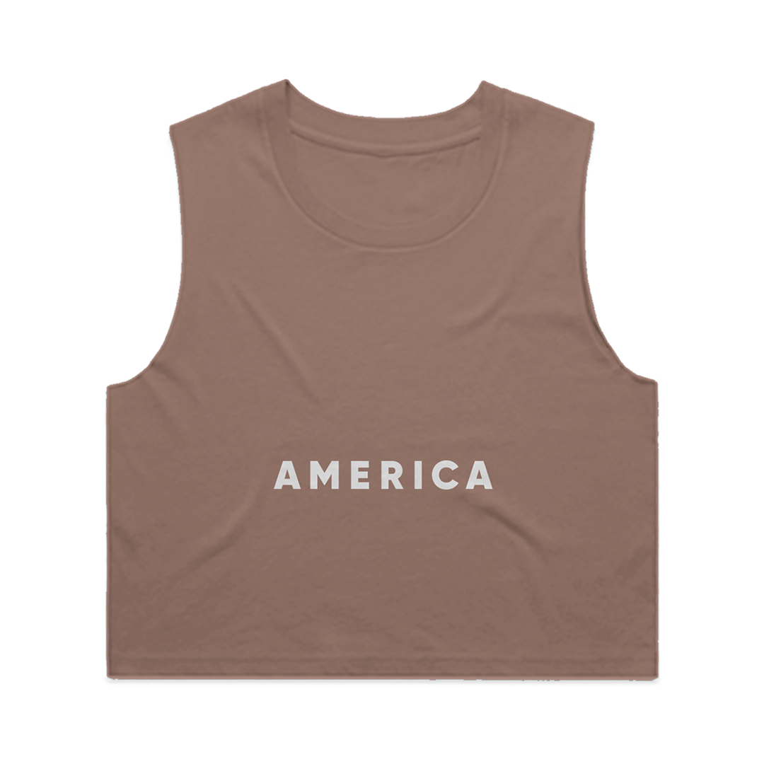 AMERICA | Women's Crop Tank