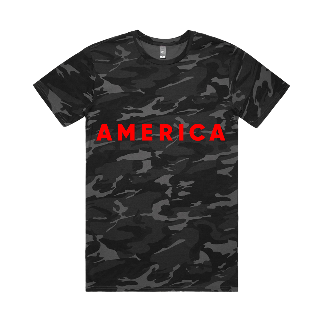 AMERICA | Camo Tee