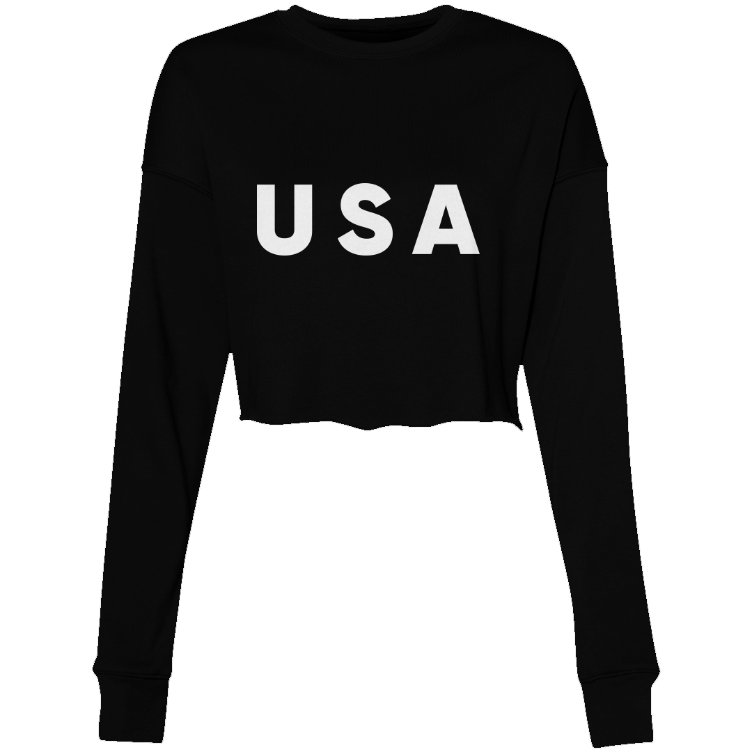 USA | Women's Crop Crew Fleece