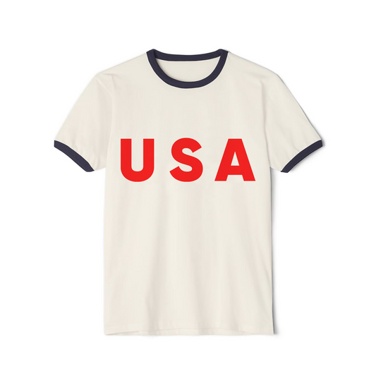 USA | Vintage Ringer T-shirt